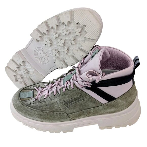 NIB Canada Goose Womens Journey Lite Boots Sz 7.5 Rose Smokey Sage Winter Snow - Picture 2 of 7